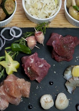 "Fonduewelt Deluxe" in 7 Gängen für 2 Personen
