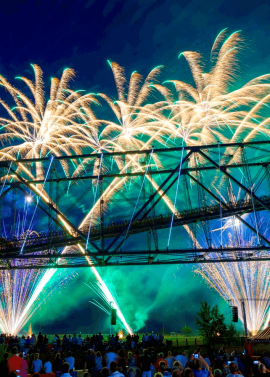 Pyrogames 2023 – Duell der Feuerwerker - Einzelticket Sitzplatz